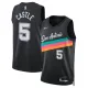 Nike San Antonio Spurs Stephon Castle Trikot City Edition 25/26 Swingman Schwarz Für Herren