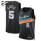 Nike San Antonio Spurs Stephon Castle Trikot City Edition 25/26 Swingman Schwarz Für Kinder