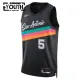 Nike San Antonio Spurs Stephon Castle Trikot City Edition 25/26 Swingman Schwarz Für Kinder
