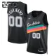 Nike San Antonio Spurs Trikot Personalisiert City Edition 25/26 Swingman Schwarz Für Kinder