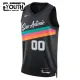 Nike San Antonio Spurs Trikot Personalisiert City Edition 25/26 Swingman Schwarz Für Kinder