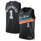 Nike San Antonio Spurs Victor Wembanyama Trikot City Edition 25/26 Swingman Schwarz Für Herren