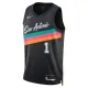Nike San Antonio Spurs Victor Wembanyama Trikot City Edition 25/26 Swingman Schwarz Für Herren