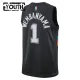 Nike San Antonio Spurs Victor Wembanyama Trikot City Edition 25/26 Swingman Schwarz Für Kinder