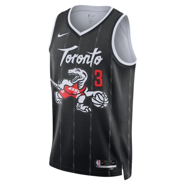 Nike Toronto Raptors Brandon Ingram Trikot City Edition 25/26 Swingman Schwarz Für Herren