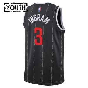 Nike Toronto Raptors Brandon Ingram Trikot City Edition 25/26 Swingman Schwarz Für Kinder