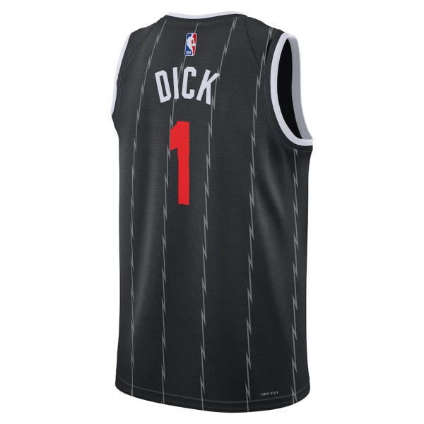 Nike Toronto Raptors Grady Dick Trikot City Edition 25/26 Swingman Schwarz Für Herren
