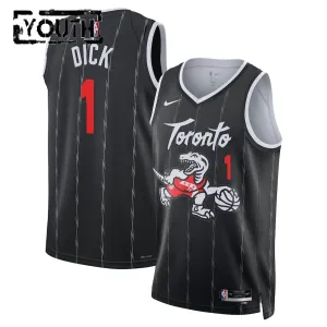 Nike Toronto Raptors Grady Dick Trikot City Edition 25/26 Swingman Schwarz Für Kinder Nike Toronto Raptors Grady Dick Trikot City Edition 25/26 Swingman Schwarz Für Kinder