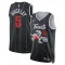 Nike Toronto Raptors Immanuel Quickley Trikot City Edition 25/26 Swingman Schwarz Für Herren