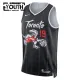 Nike Toronto Raptors Jakob Poeltl Trikot City Edition 25/26 Swingman Schwarz Für Kinder