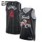 Nike Toronto Raptors Scottie Barnes Trikot City Edition 25/26 Swingman Schwarz Für Kinder
