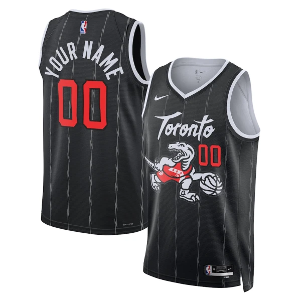 Nike Toronto Raptors Trikot Personalisiert City Edition 25/26 Swingman Schwarz Für Herren Nike Toronto Raptors Trikot Personalisiert City Edition 25/26 Swingman Schwarz Für Herren