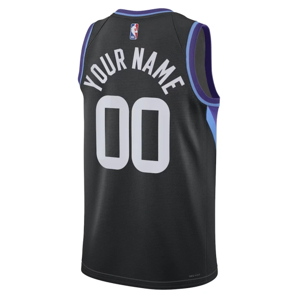 Jordan Utah Jazz Trikot Personalisiert Statement Edition 25/26 Swingman Schwarz Für Herren