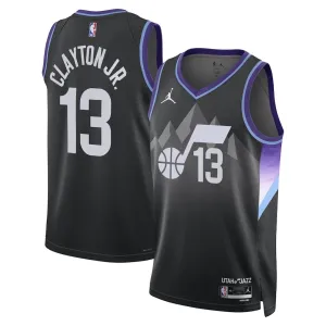 Jordan Utah Jazz Walter Clayton JR Trikot Statement Edition 25/26 Swingman Schwarz Für Herren