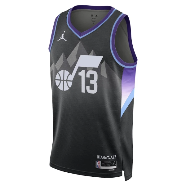 Jordan Utah Jazz Walter Clayton JR Trikot Statement Edition 25/26 Swingman Schwarz Für Herren