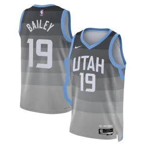 Nike Utah Jazz Ace Bailey Trikot City Edition 25/26 Swingman Grau Für Herren