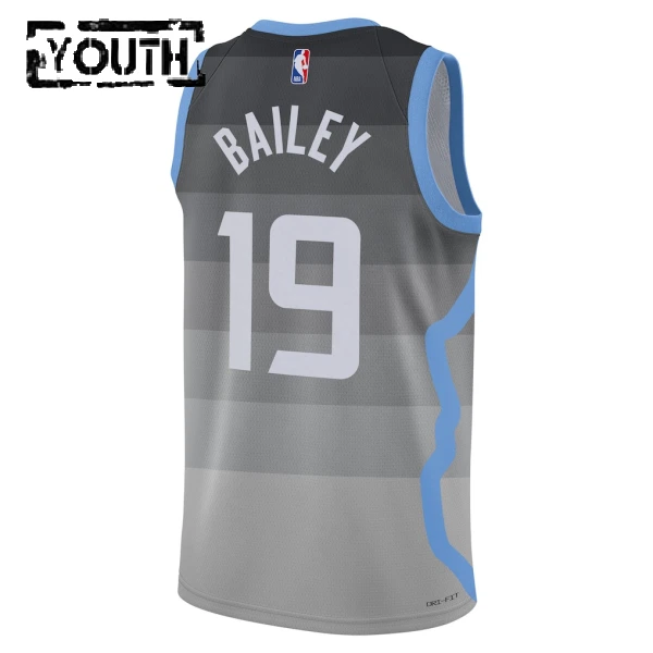 Nike Utah Jazz Ace Bailey Trikot City Edition 25/26 Swingman Grau Für Kinder