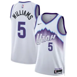 Nike Utah Jazz Cody Williams Trikot Association Edition 25/26 Swingman Weiß Für Herren