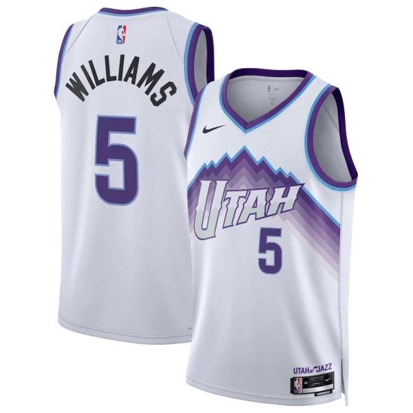 Nike Utah Jazz Cody Williams Trikot Association Edition 25/26 Swingman Weiß Für Herren