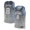 Nike Utah Jazz Isaiah Collier Trikot City Edition 25/26 Swingman Grau Für Herren