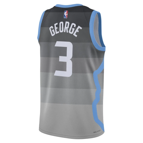 Nike Utah Jazz Keyonte George Trikot City Edition 25/26 Swingman Grau Für Herren