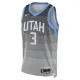 Nike Utah Jazz Keyonte George Trikot City Edition 25/26 Swingman Grau Für Herren
