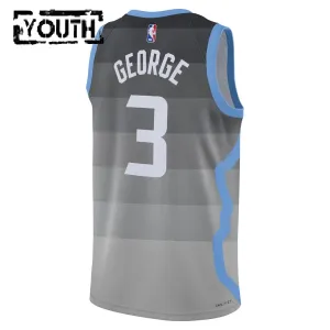 Nike Utah Jazz Keyonte George Trikot City Edition 25/26 Swingman Grau Für Kinder