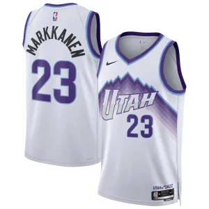 Nike Utah Jazz Lauri Markkanen Trikot Association Edition 25/26 Swingman Weiß Für Herren