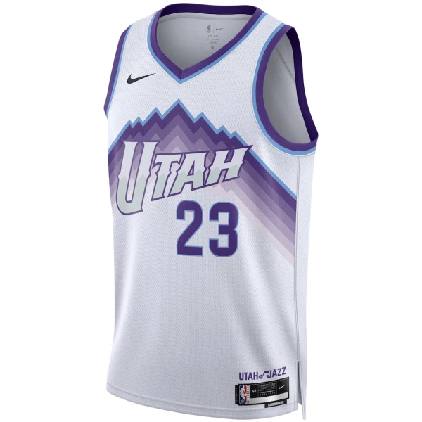 Nike Utah Jazz Lauri Markkanen Trikot Association Edition 25/26 Swingman Weiß Für Herren