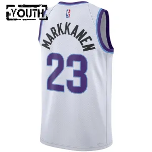 Nike Utah Jazz Lauri Markkanen Trikot Association Edition 25/26 Swingman Weiß Für Kinder