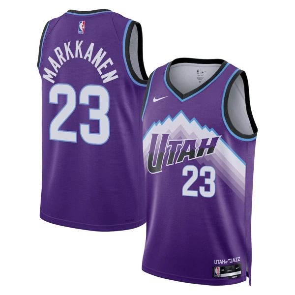 Nike Utah Jazz Lauri Markkanen Trikot Icon Edition 25/26 Swingman Lila Für Herren