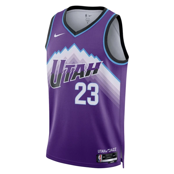 Nike Utah Jazz Lauri Markkanen Trikot Icon Edition 25/26 Swingman Lila Für Herren
