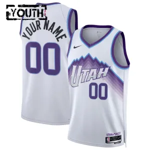 Nike Utah Jazz Trikot Personalisiert Association Edition 25/26 Swingman Weiß Für Kinder