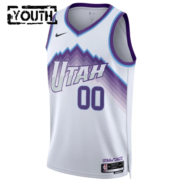 Nike Utah Jazz Trikot Personalisiert Association Edition 25/26 Swingman Weiß Für Kinder