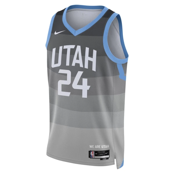 Nike Utah Jazz Walker Kessler Trikot City Edition 25/26 Swingman Grau Für Herren