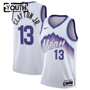 Nike Utah Jazz Walter Clayton JR Trikot Association Edition 25/26 Swingman Weiß Für Kinder