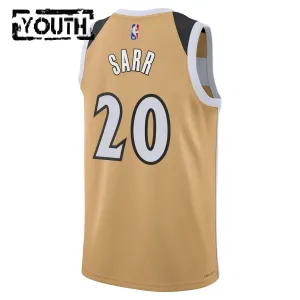 Nike Washington Wizards Alex Sarr Trikot City Edition 25/26 Swingman Gold Für Kinder