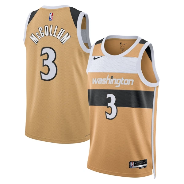 Nike Washington Wizards CJ Mccollum Trikot City Edition 25/26 Swingman Gold Für Herren Nike Washington Wizards CJ Mccollum Trikot City Edition 25/26 Swingman Gold Für Herren