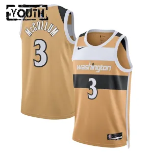 Nike Washington Wizards CJ Mccollum Trikot City Edition 25/26 Swingman Gold Für Kinder