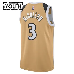 Nike Washington Wizards CJ Mccollum Trikot City Edition 25/26 Swingman Gold Für Kinder