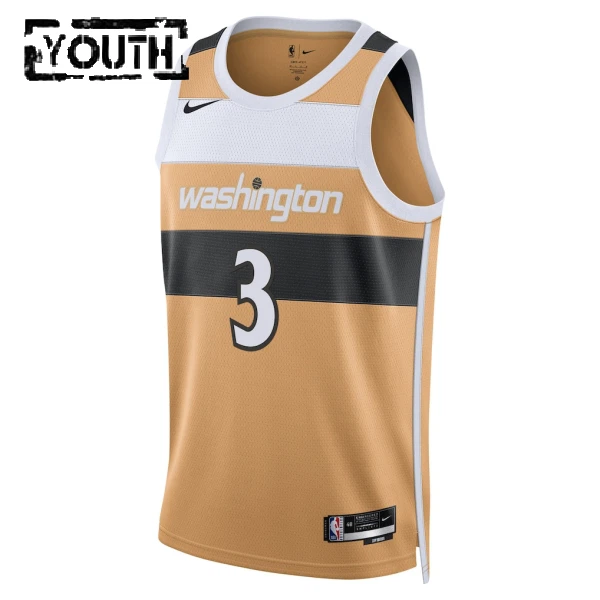Nike Washington Wizards CJ Mccollum Trikot City Edition 25/26 Swingman Gold Für Kinder