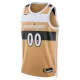 Nike Washington Wizards Trikot Personalisiert City Edition 25/26 Swingman Gold Für Herren