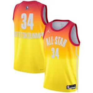 Nike Giannis Antetokounmpo 34 Trikot All Star 2023 Swingman Orange Für Herren