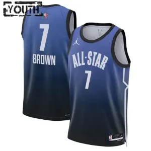 Nike Jaylen Brown 7 Trikot All Star 2023 Swingman Blau Für Kinder