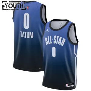 Nike Jayson Tatum 0 Trikot All Star 2023 Swingman Blau Für Kinder