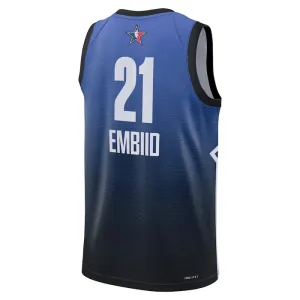 Nike Joel Embiid 21 Trikot All Star 2023 Swingman Blau Für Herren