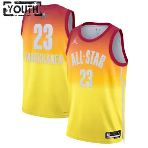 Nike Lauri Markkanen 23 Trikot All Star 2023 Swingman Orange Für Kinder