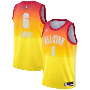 Nike Lebron James 6 Trikot All Star 2023 Swingman Orange Für Herren