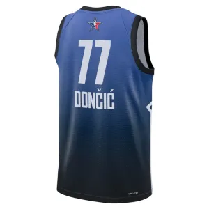 Nike Luka Doncic 77 Trikot All Star 2023 Swingman Blau Für Herren