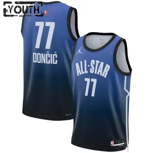 Nike Luka Doncic 77 Trikot All Star 2023 Swingman Blau Für Kinder